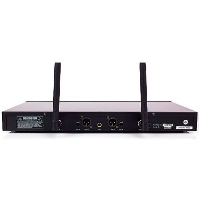 DM-502HB Tek El - Tek Yaka Telsiz Mikrofon Çift Anten 6x16 Kanal Dijital - 7
