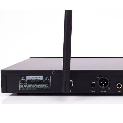 DM-502HB Tek El - Tek Yaka Telsiz Mikrofon Çift Anten 6x16 Kanal Dijital - 5
