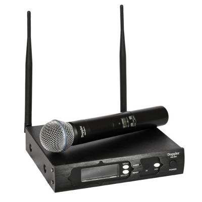 DM-600H Profesyonel Tek El Telsiz Mikrofon Çift Anten 6x16 Kanal Dijital