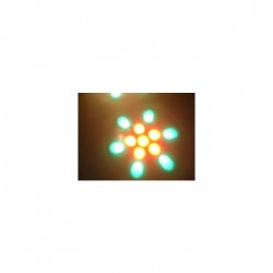 GEM Led 62x4 Adet RGB Sese Duyarlı Gobolu Işık - 3