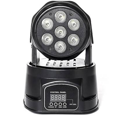 MICRO WASH 7x12 Watt Sese Duyarlı Işık (Disko) - 1