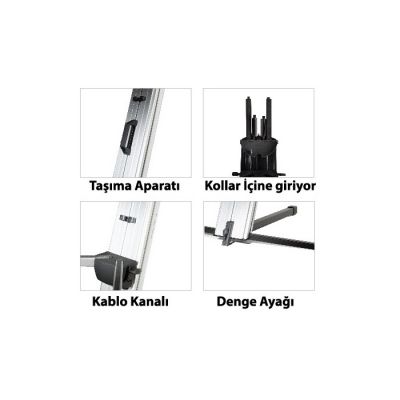 Uzay Klavye Standı (Mavi) - 2