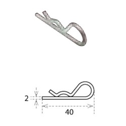 Eurotruss - CS1-RS2FD TRUSS İçin Ara Bağlantı Konnektör Pin Clips