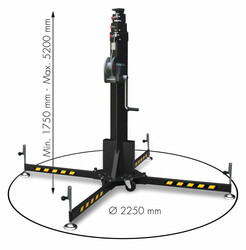 ELC - 780 280kg/5.2m Telescopic Lifting Tower - Thumbnail