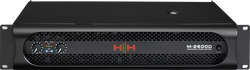 HH Electronics - M-2600D 2 Channel Audio Power Amplifier, 8 Ohm Stereo 2x1500W