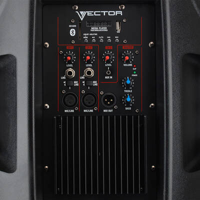 VRE-15AG2 800 Watt 15 Inch Vector Active Powered Speaker With Bluetooth