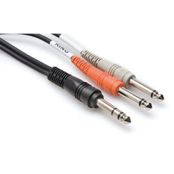 1/4'' TRS (M) - Dual 1/4'' TS (M) Insert Kablo 4 m (STP-204) - 1