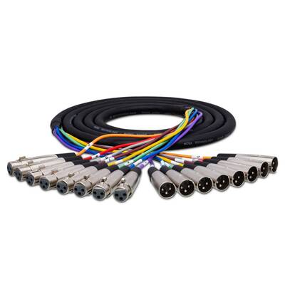 8'li Snake Kablo XLR3 Dişi - XLR3 Erkek (XLR-807)