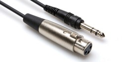 HOSA - 1/4'' TRS - XLR (F) balanslı kablo 1.5 mt (dişi) STX-105F