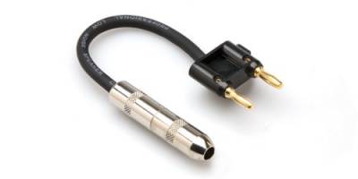 1/4&prime;&prime; TS (F) <-> Dual Bananahoparlör adaptörü BNP-116-BK - 1