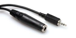 HOSA - HOSA 3.5 mm. TRS (F) - 3.5 mm. TRS (M) Kulaklık adaptörü, 3 mt.