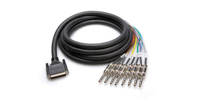 8'li DB25-TRS Snake Kablo (3 mt) Hosa Snake Kablo (DB25 <-> TRS) DTP-803 - 1