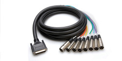 8'li DB25-XLRM Snake Kablo (5 mt) Hosa Snake Kablo (DB25 <-> XLR Erkek) DTM-805 - HOSA