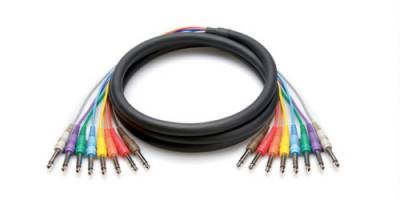 8'li TRS-TRS Snake Kablo (2 mt) Hosa Snake Kablo (TRS <-> TRS) CSS-802 - 1