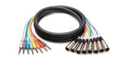 8&prime;li TRS-XLRM Snake Kablo (5 mt) Hosa Snake Kablo (TRS <-> XLRM) STX-805M - 1