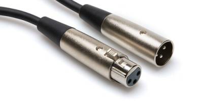 Mikrofon Kablosu (3 mt) XLR (Dişi) - XLR (Erkek) balanslı kablo, 3 mt. XLR-110