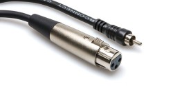 RCA (M) - XLR (F) balanssız kablo, 3 mt (Dişi) XRF-110 - HOSA