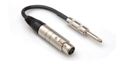 XLR (M) <-> 1/4&prime;&prime; TS (F) empedans bağdaştırıcı (Dişi) MIT-176 - 1