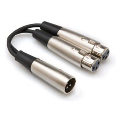 XLR (M) - Dual XLR (F) Y-Kablo (YXF-119) - 1