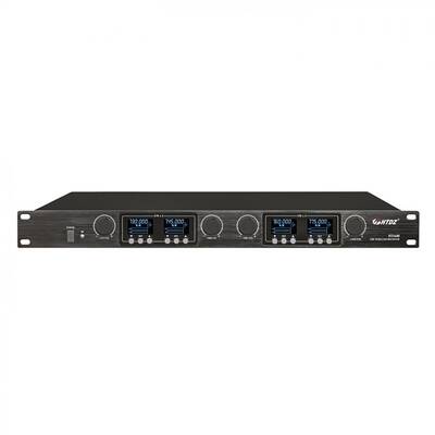 HT-640 A 4'lü Kablosuz Mikrofon Seti Alıcısı - 1