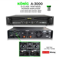 A-3000 Power Amfi - König