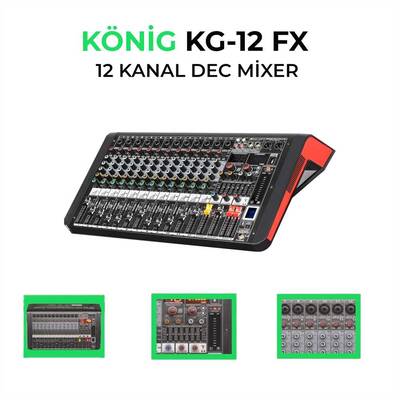 KG-12 FX 12 Kanal Deck Mikser - 1