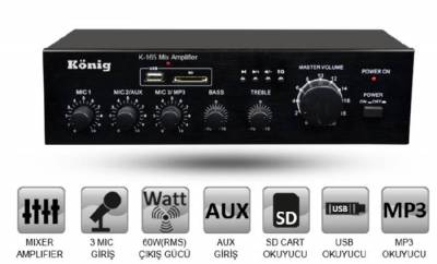 K-165 100V 8 Ohm Amplifier - 1