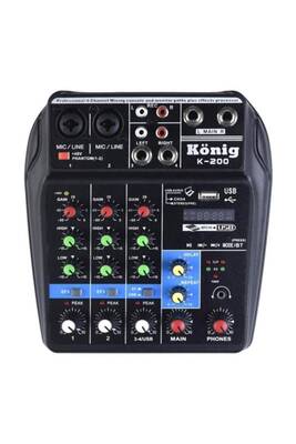K-200 4 Kanal Stüdyo Deck Mikser - 1