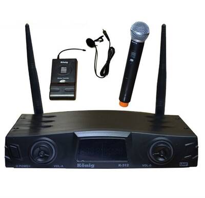 K-312 EL Yaka Uhf Kablosuz Mikrofon - 1