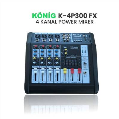 K-4P 300FX 4 KANAL POWER MİXER 2X150W