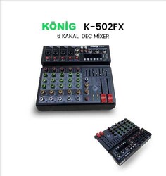 König - K-502 FX 6 Kanal Dec Mixer