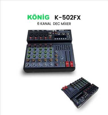 K-502 FX 6 Kanal Dec Mixer - 1