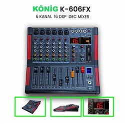 K-606 FX 6 Kanal Deck Mixer - Thumbnail