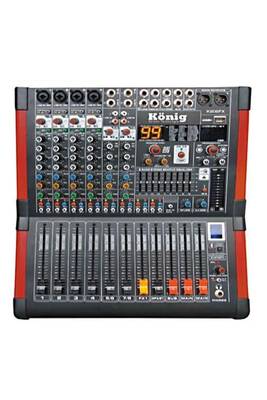 K-808 FX 8 Kanal Deck Mikser - 1
