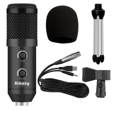 K-CM 300 USB Echolu Condenser USB Mikrofon - 1