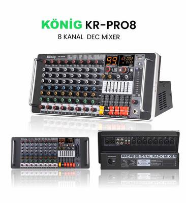 KRP-PRO 8 8 KANAL POWER MİXER KÜP 2X550W - 1