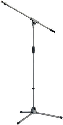 K&M Mikrofon Stand (21060-300-87) Ayarlanabilir Boom kollu mikrofon ayağı (Gri) - 1