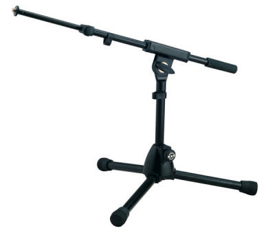 K&M Mikrofon Stand (25950-300-55) Ekstra alçak ayarlanabilir boom kollu mikrofon stand