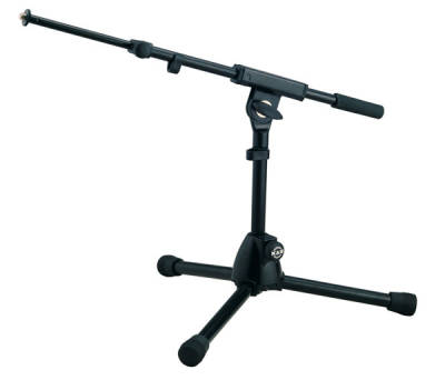 K&M Mikrofon Stand (25950-300-55) Ekstra alçak ayarlanabilir boom kollu mikrofon stand - 1