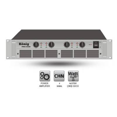 PRO-2008/S Dört Kanal Power Amplifier - 1