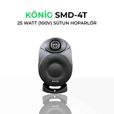 SMD-4T SB 4'' 100 V Hat Trafolu Duvar Hoparlör - 1