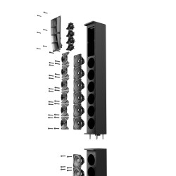 MAUI44G2 Cardioid Powered Column Loudspeaker - 3