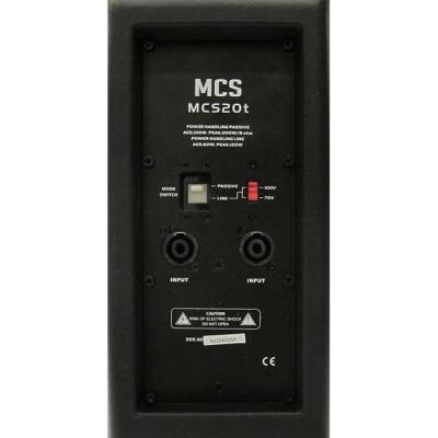 20T Siyah Trafolu 8 inç Plastik Kasa Hoparlör 200Watt - 2