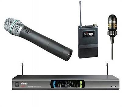 MR-823 El ve Yaka Tipi Telsiz Mikrofon - 1