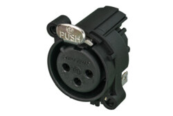 NC3FAAH2 KART TİPİ ŞASE KONNEKTÖR XLR DİŞİ - 1