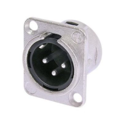 NC3MD-L-1 3 Pinli Şase Erkek XLR Konnektör - 1