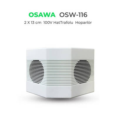 OSW 116 Çift Yönlü 16 Cm Sütun Hoparlör - 1