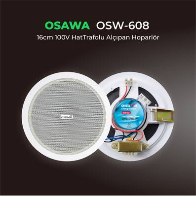 OSW 608 Alçıpan Tavan Hoparlörü