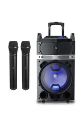 Oyility - NB-121 Karaoke Mikrofonlu Taşınabilir Portatif Ses Sistemi 400 Watt