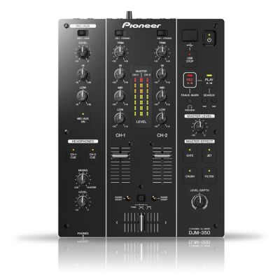 DJM 350 2 Kanal Dj Mikseri (Siyah) - 1